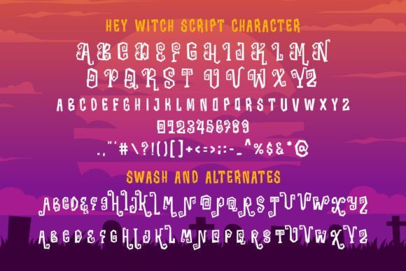 Halloween 2022 Font PNG with transparent background - Preview 6