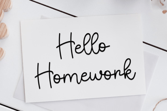 Hello Belove Font - Preview 1