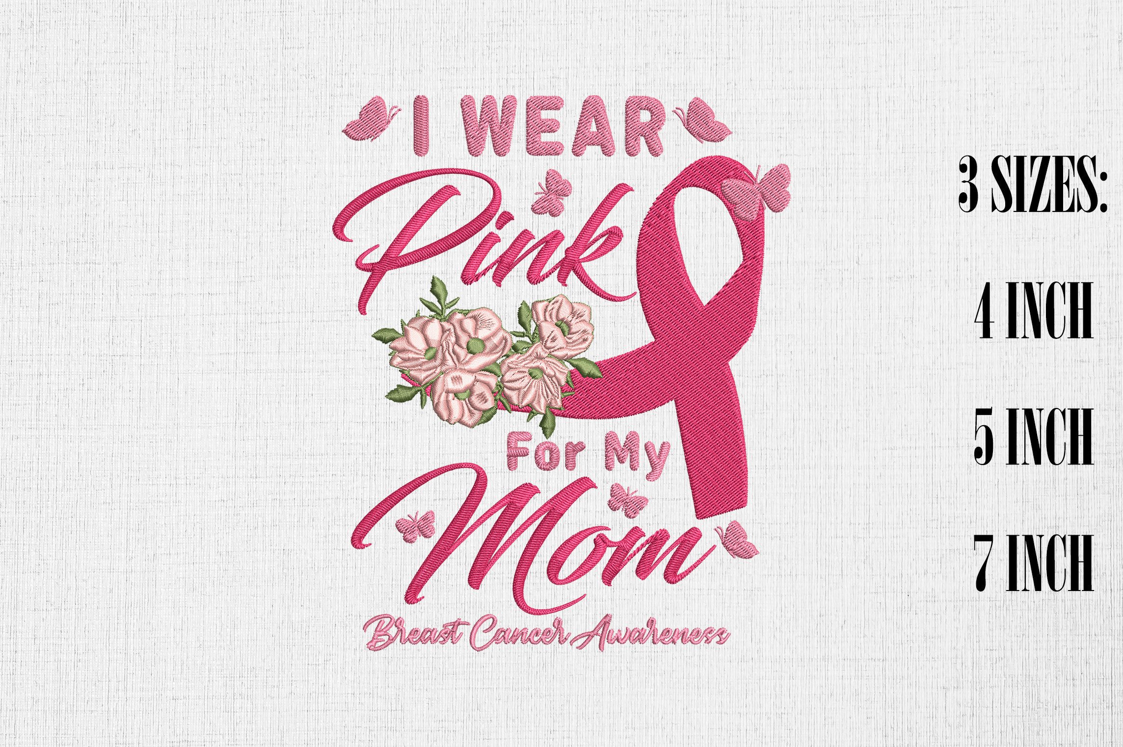 I Wear Pink for My Mom Breast Cancer