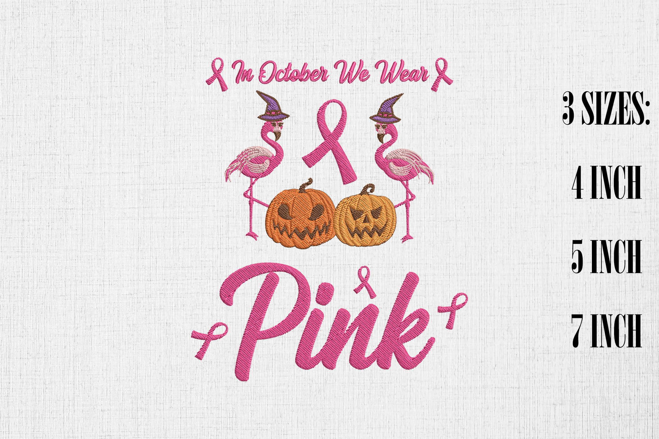 In October We Wear Pink Flamingo