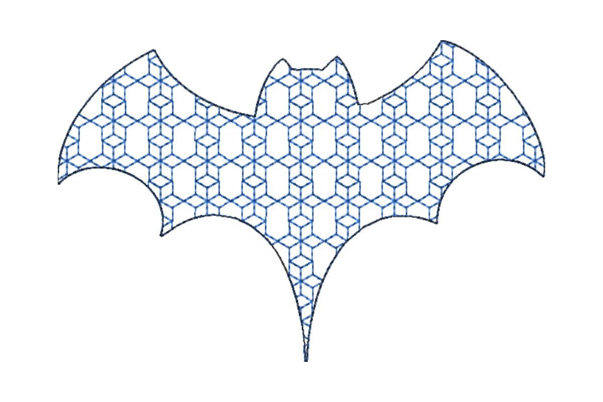 Japanese Sashiko Shape Bat