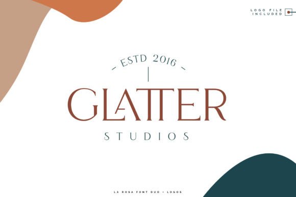 La Rosa Duo Font PNG with transparent background - Preview 2