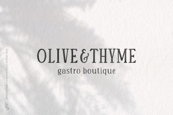 Lemon and Sage Font PNG with transparent background - Preview 1