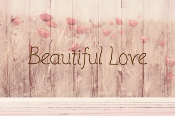 Marry Italic Font PNG with transparent background - Preview 2