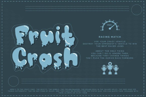 Pop Ice Font PNG with transparent background - Preview 3