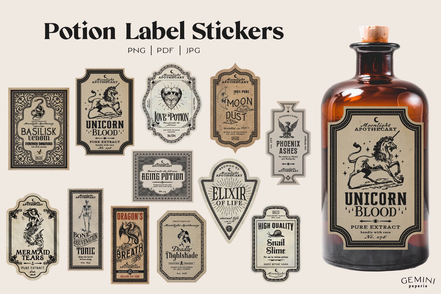 Potion Label | Halloween Potion Labels
