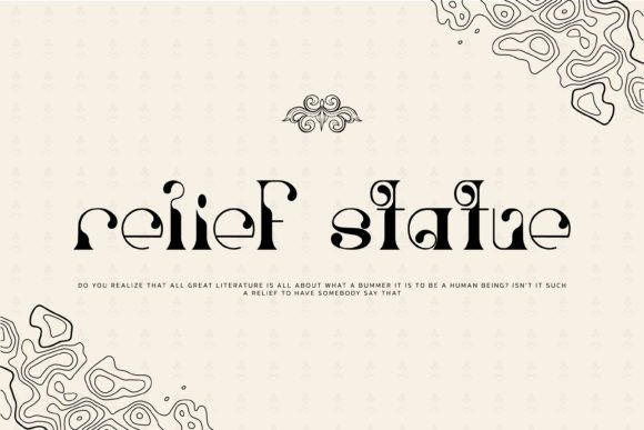 Rihey Font PNG with transparent background - Preview 1
