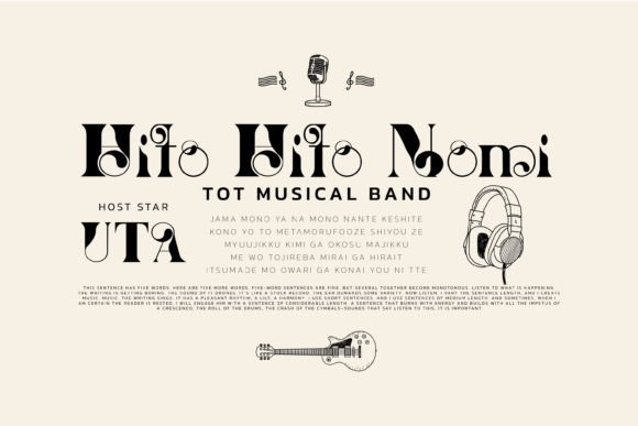 Rihey Font PNG with transparent background - Preview 6