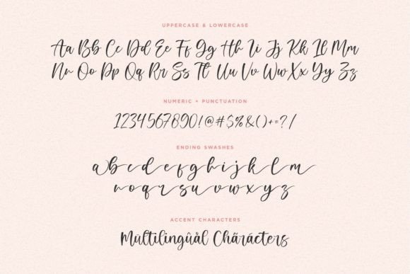 Santica Font PNG with transparent background - Preview 6