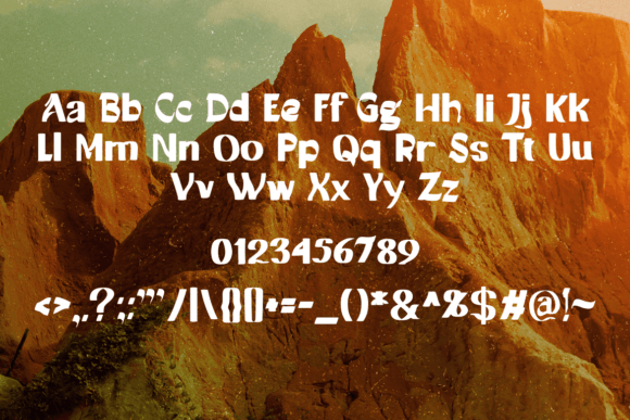 Ambora Font - Preview 1