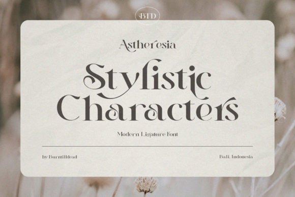 Astheresia Font - Preview 6