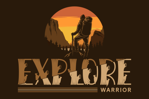 Black Wood Font - Preview 1
