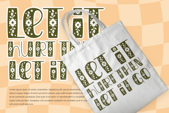 Catchy Flower Font - Preview 3