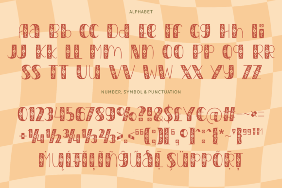 Catchy Flower Font - Preview 5