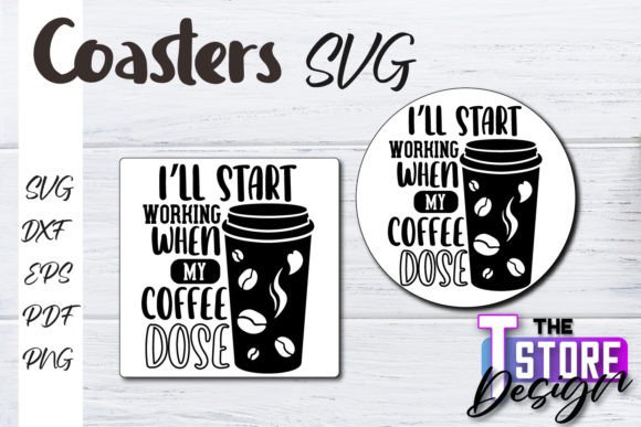Coasters SVG Bundle | Round Coaster SVG Graphic by The T Store Design ...