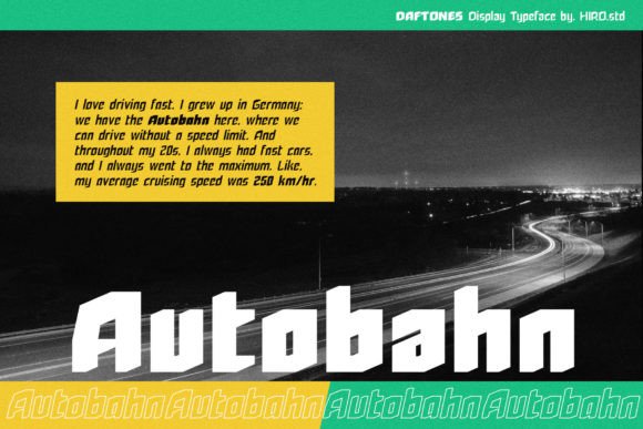 Daftones Font - Preview 1