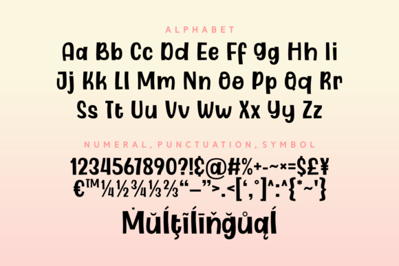 Dearly Morita Font PNG with transparent background - Preview 3