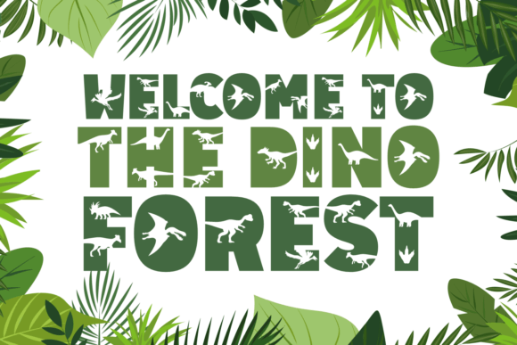 Dino Hagor Font - Preview 1