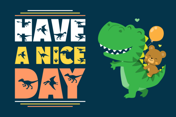 Dino Hagor Font - Preview 2