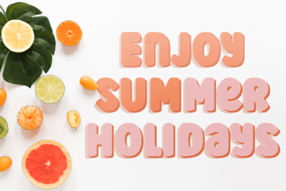 Dorps Bloem Font PNG with transparent background - Preview 2