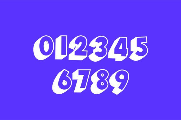 Eight Font PNG with transparent background - Preview 5