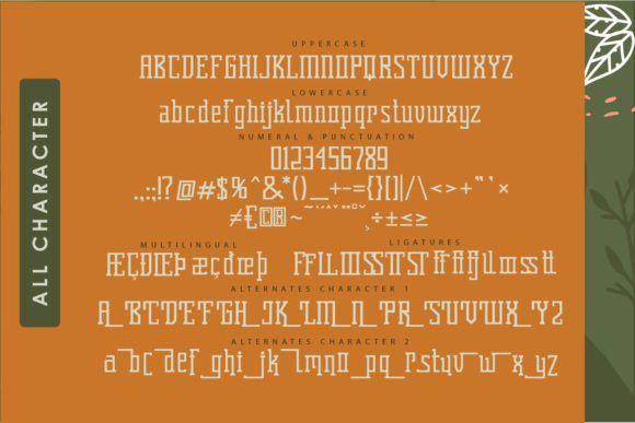 Elmundho Font PNG with transparent background - Preview 5