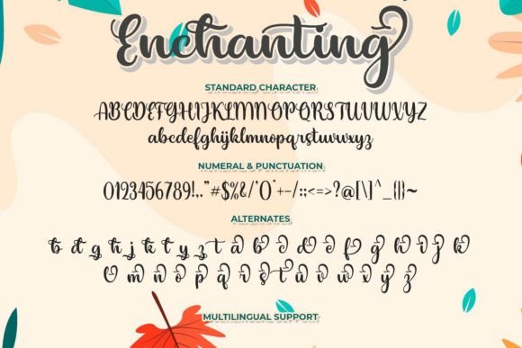Enchanting Font - Preview 6
