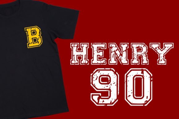 Football Grunge Font - Preview 1