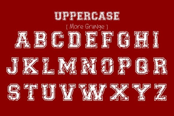 Football Grunge Font - Preview 3