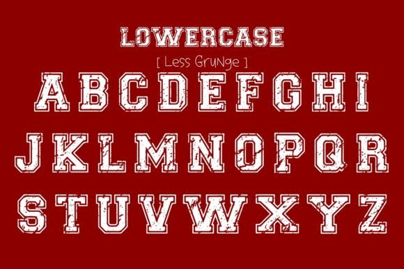 Football Grunge Font - Preview 4
