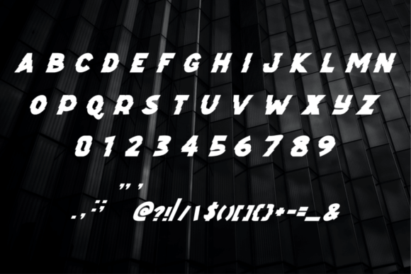 Ghostree Font - Preview 4