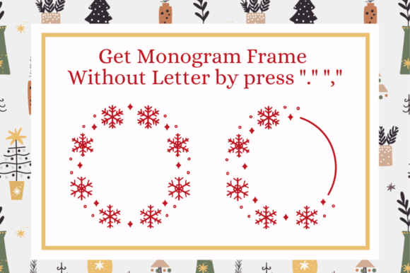 Good Christmas Monogram Font - Preview 3