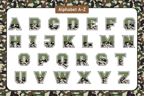 Half Soldier Font PNG with transparent background - Preview 1