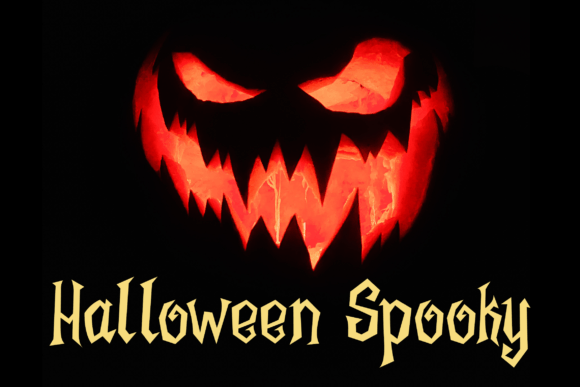 Halloween Kliwones Font PNG with transparent background - Preview 3