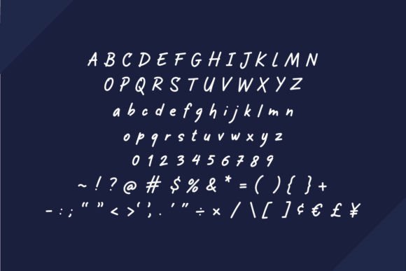 Joshey Font PNG with transparent background - Preview 1