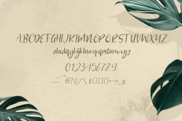Monorispa Font PNG with transparent background - Preview 5