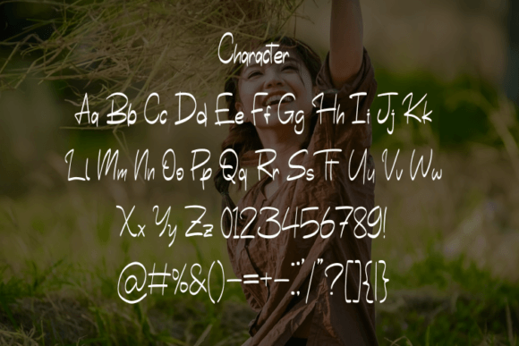 My Happy Font PNG with transparent background - Preview 3