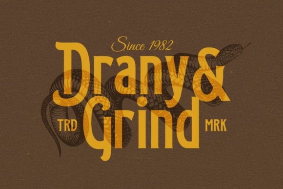 Rackmon Font PNG with transparent background - Preview 1