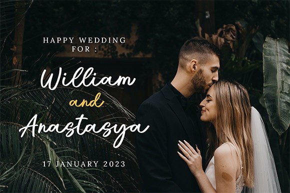 Radiant Signature Font PNG with transparent background - Preview 3