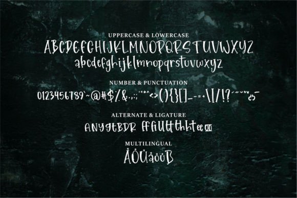 Ronny Font PNG with transparent background - Preview 5