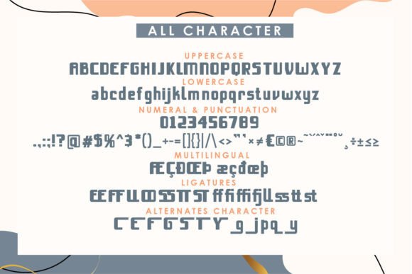 Serpent Font PNG with transparent background - Preview 5