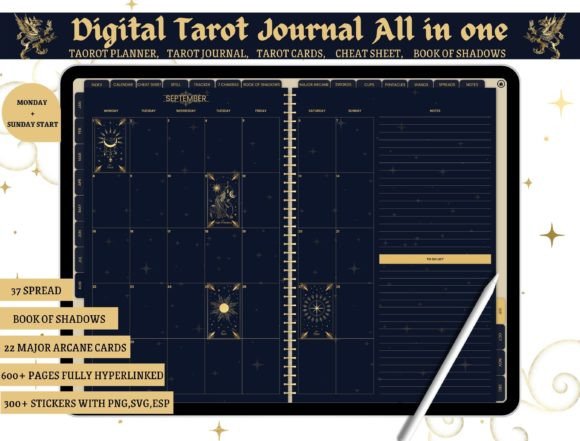 Tarot Journal & Tarot Planner Bundle