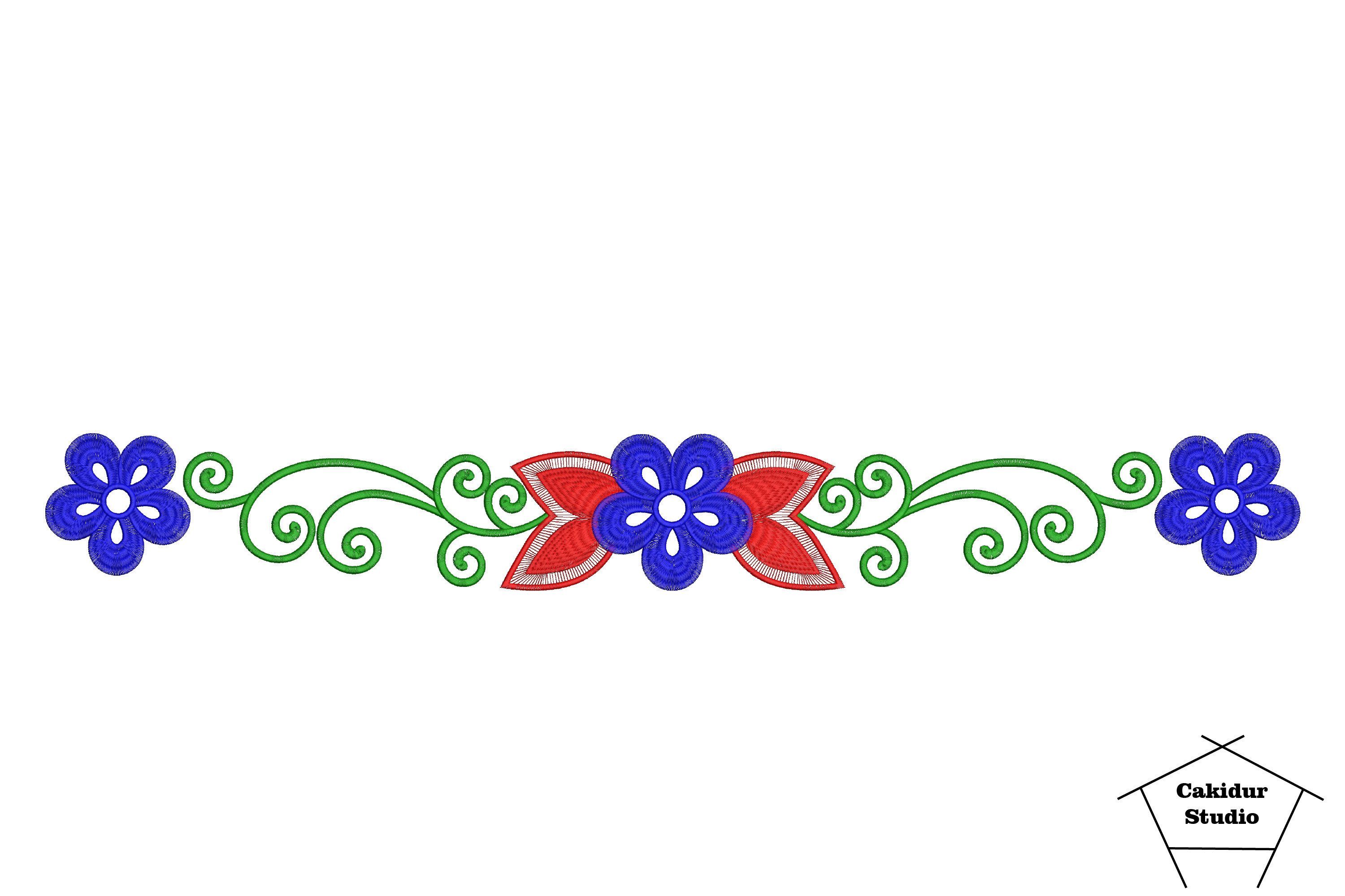 Tied Flower Border