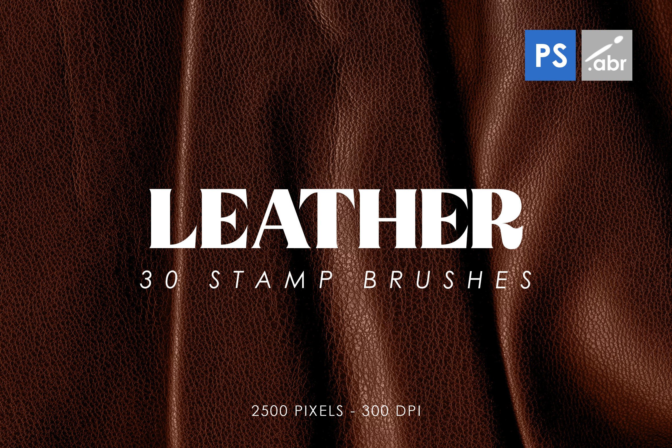 30 Leather Photoshop Stamp Brushes Graphic by ArtistMef · Creative Fabrica