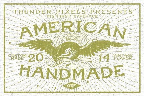 American Handmade Font - Preview 1