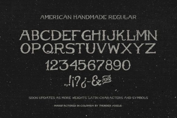American Handmade Font - Preview 4