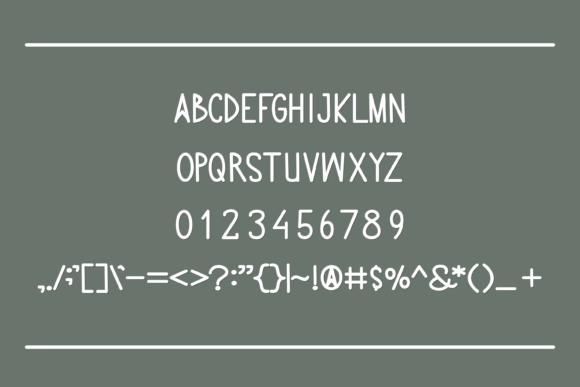 Avantre77 Font - Preview 1