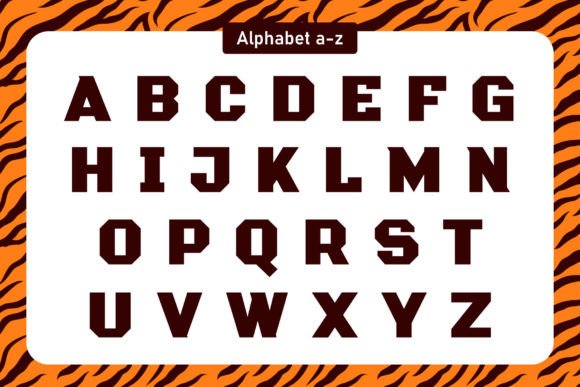 Bengal Tiger Font - Preview 3