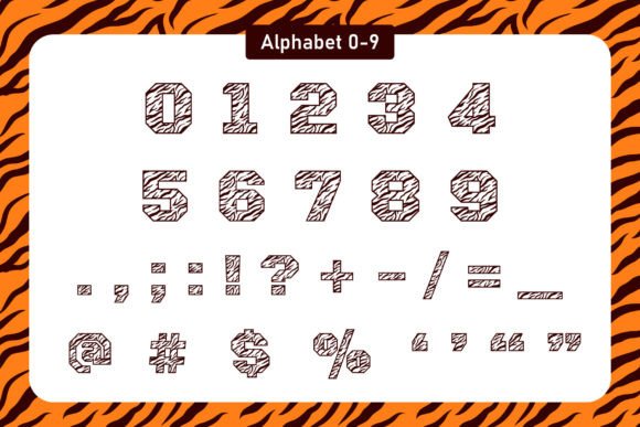 Bengal Tiger Font - Preview 4