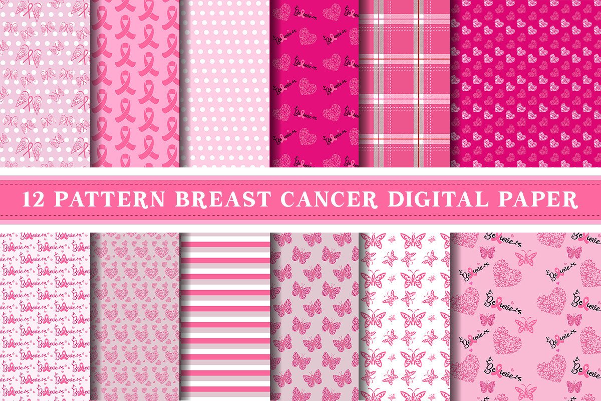Breast Cancer Pattern Set Digital Papers